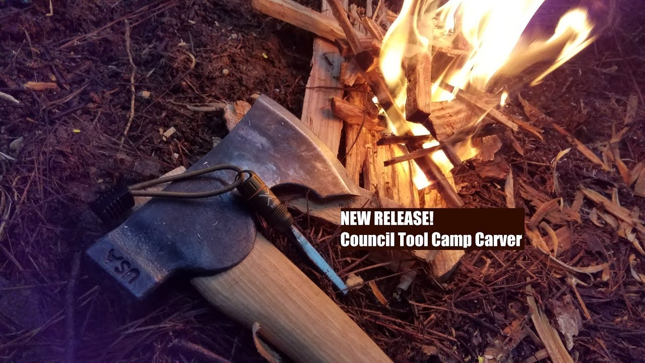 Campfire Coffee with the NEW Camp Carver Hatchet!