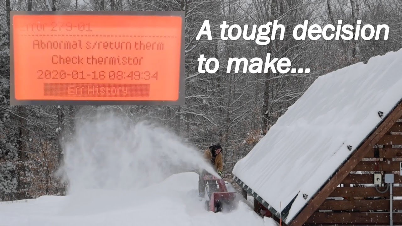 Off Grid in the Adirondacks: Broken Navien Boiler, Freezing Temperatures, & Other Updates