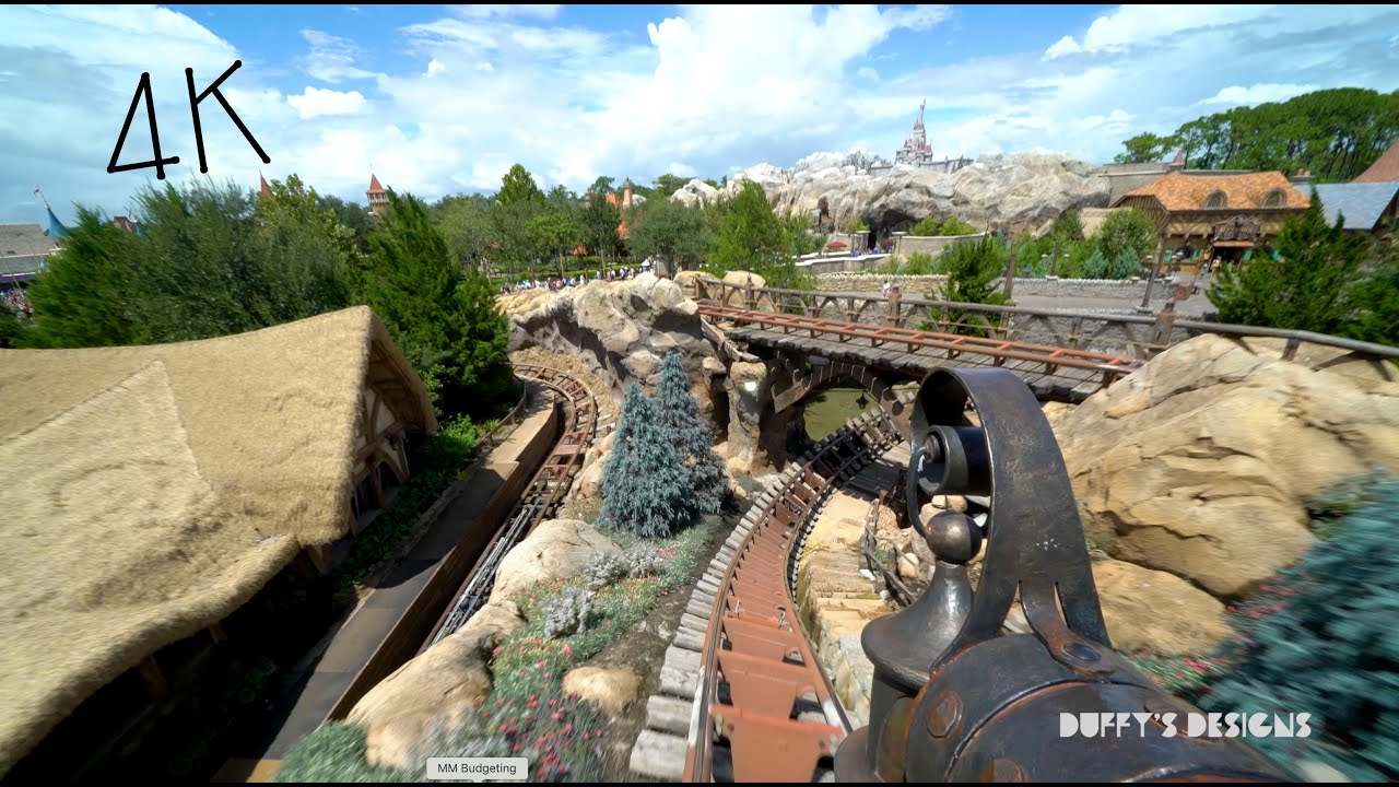 [4K] Seven Dwarfs Mine Train EXTREME LOW LIGHT POV Walt Disney World Magic Kingdom