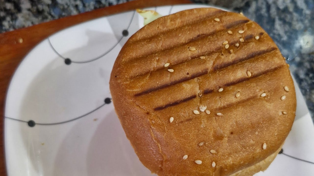 Burger with Tikki /yummy  recipe 
