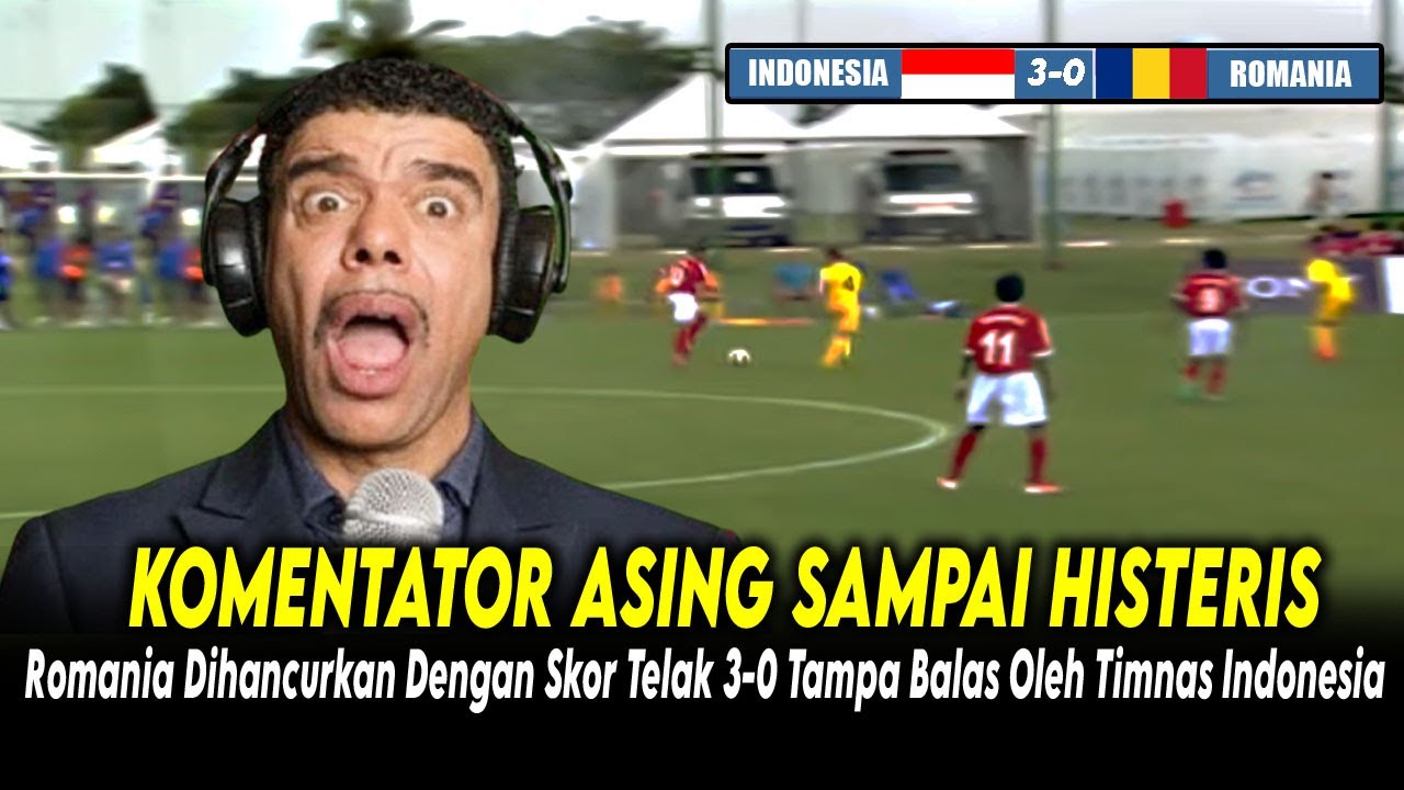 🔴 KOMENTATOR SAMPAI KAGET ‼️ Permainan Tiki Taka Indonesia U 12 Mampu Memborbardir Timnas Romania