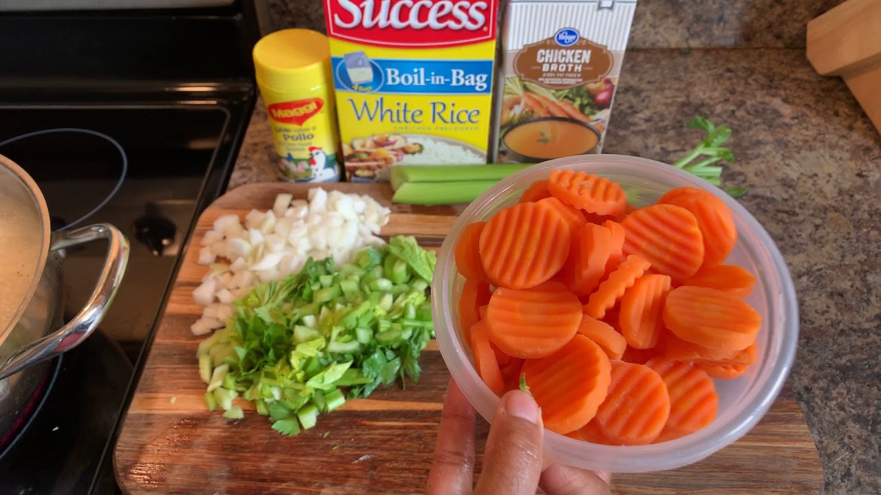 How to make Chicken N Rice Soup