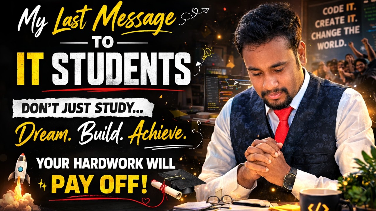 My Last Message to IT Students | 12th HSC IT Online Exam 2026 | Final Guidance & Best Wishes
