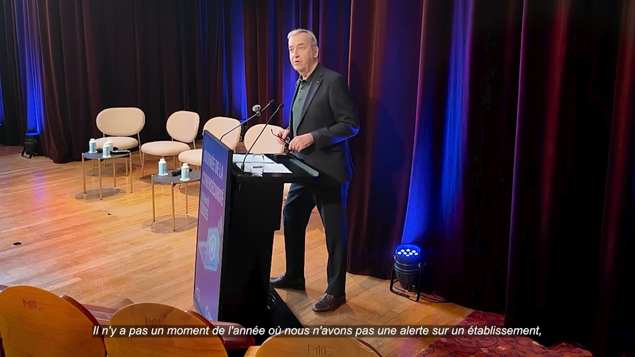 Journée Cyber IDF 2025 - Introduction de Denis Robin, Directeur Général de l'ARS IDF