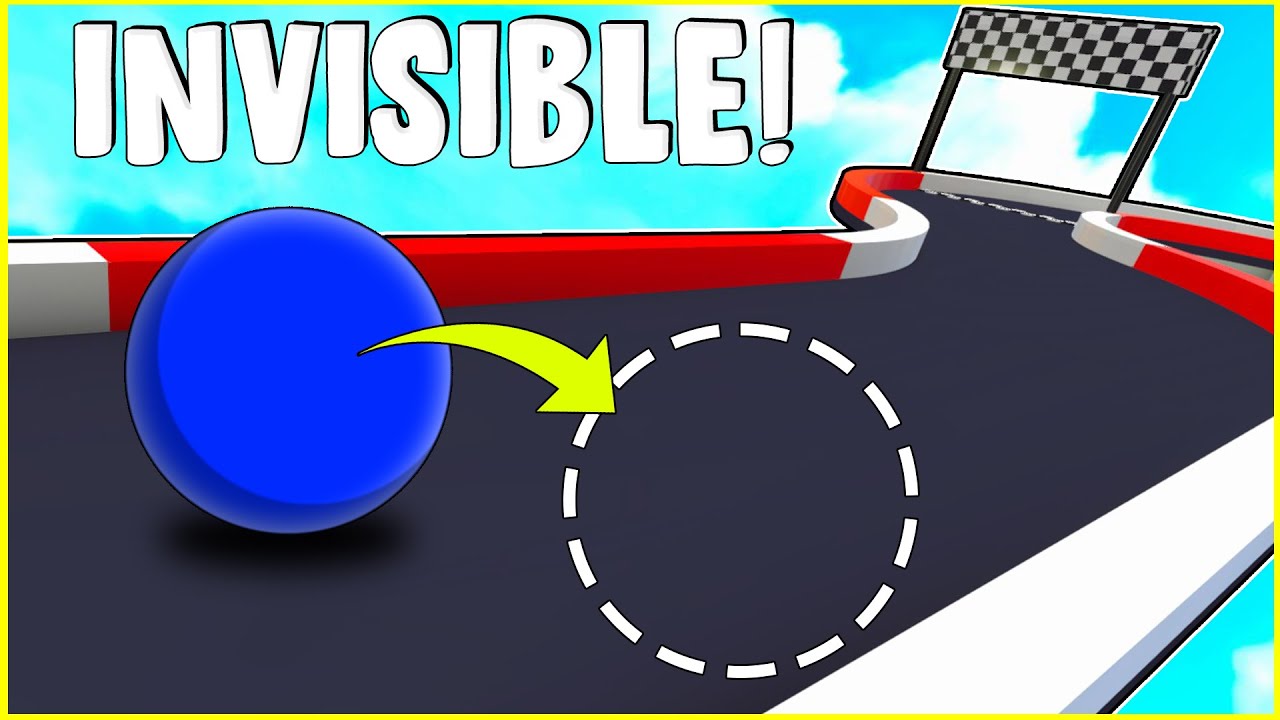 I Turned A Marble Race Invisible!