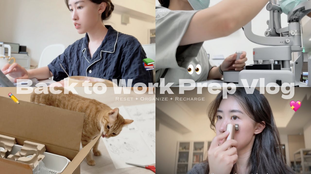 𝐁𝐚𝐜𝐤 𝐭𝐨 𝐰𝐨𝐫𝐤 𝐩𝐫𝐞𝐩 𝐯𝐥𝐨𝐠 | 終於要回醫院上班🧑‍⚕️｜奈良美智展/ 買新的apple watch/ 開箱Amiro水光儀/ 最愛的生魚丼飯/ 與🐱的生活日常/ ikea大改造