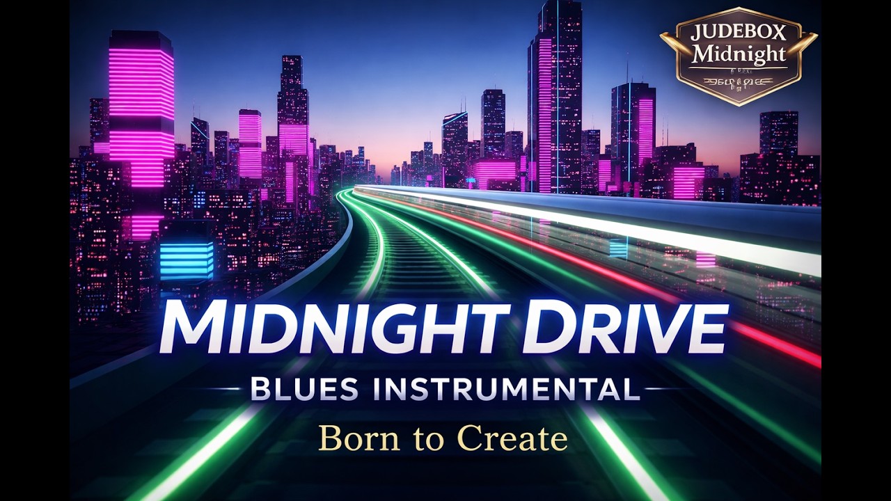 Midnight Drive – Blues Instrumental 2026 | Born to Create