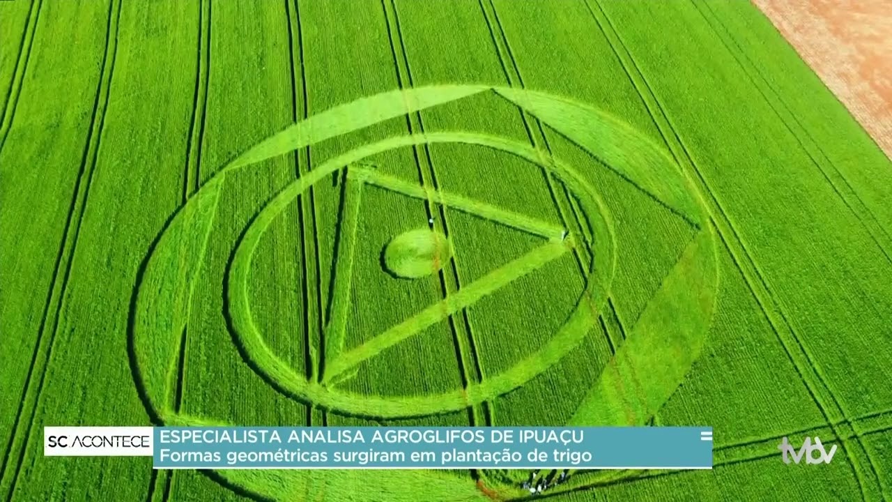 Ufólogo explica agroglifo de Ipuaçu, no Oeste de SC