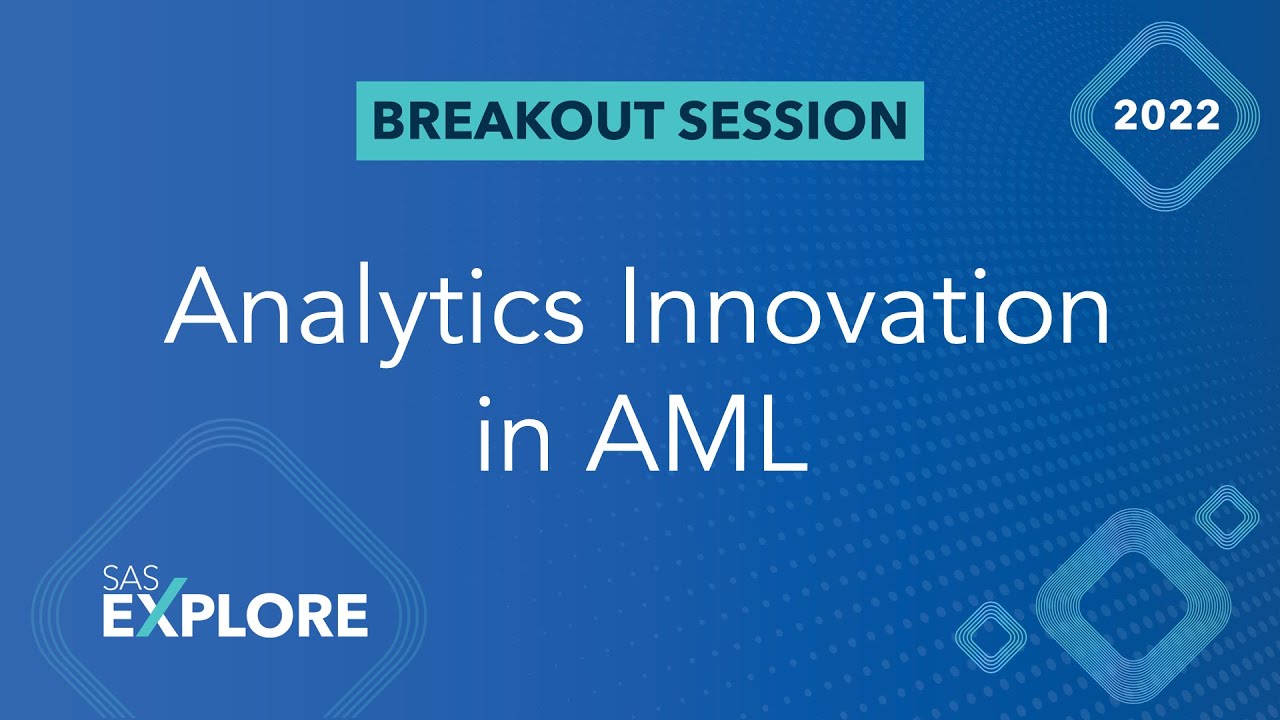 Analytics Innovation in AML