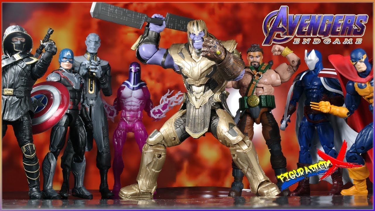 Mega Unboxing TODAS Las Figuras de Avengers Endgame Thanos BAF Marvel Legends Hasbro Rese&ntilde;a Espa&ntilde;ol