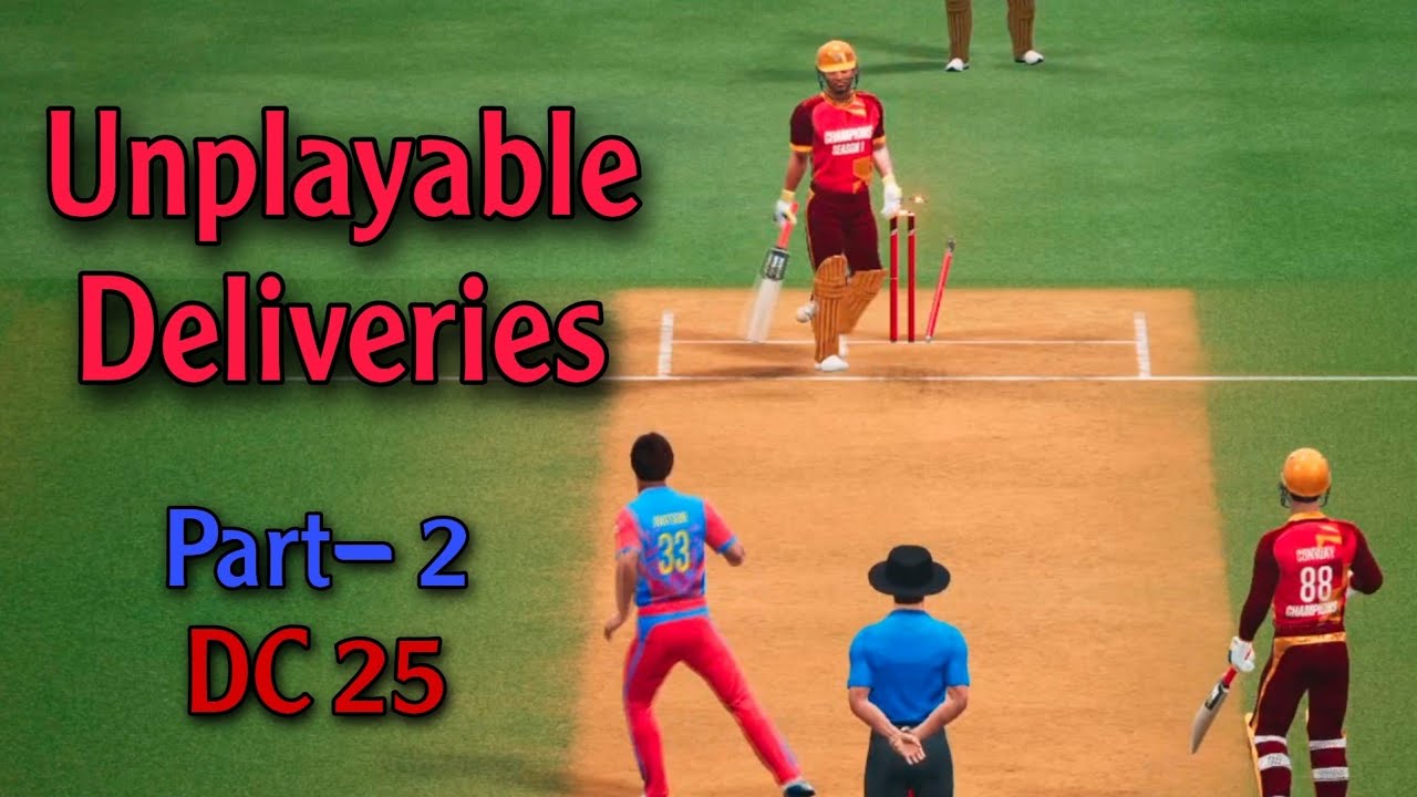 Dream cricket 25 unplayable deliveries part-2 | Dream cricket 25 bowling tips.
