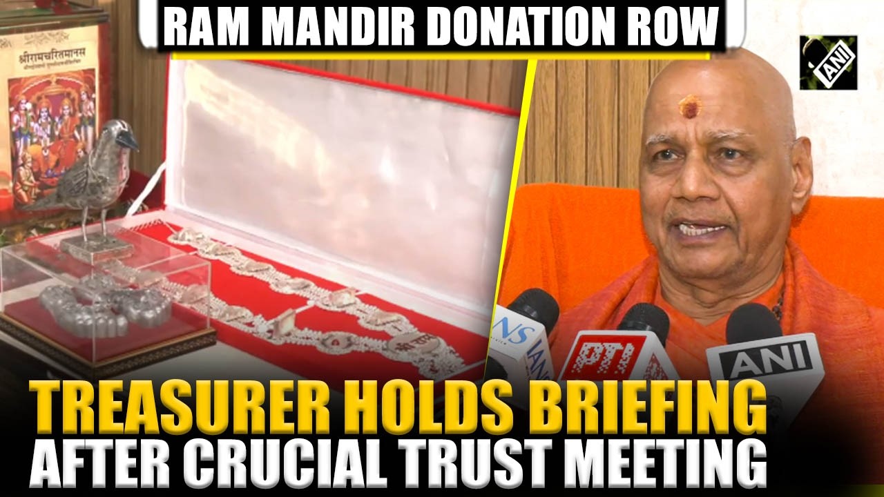 BREAKING: Ram Mandir Treasurer holds press briefing after crucial Trust meeting amid donation row