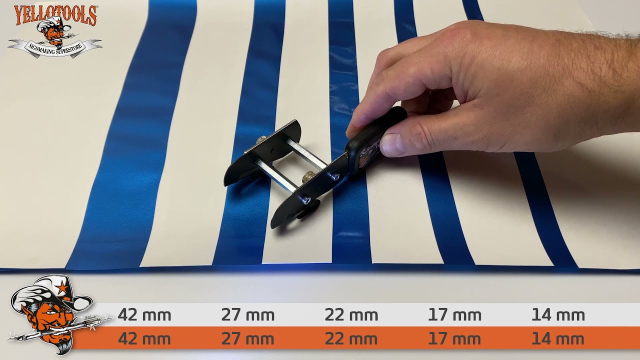 Yellotools BodyGuardKnife Twin Flexi Teflon - Folienschneider mit verstellbarer Doppelklinge
