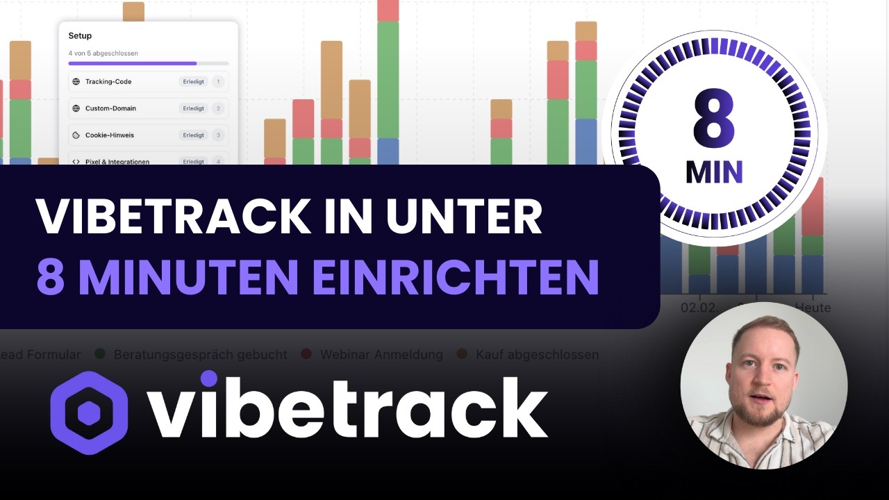 VibeTrack einrichten in unter 8 Minuten (Walkthrough)