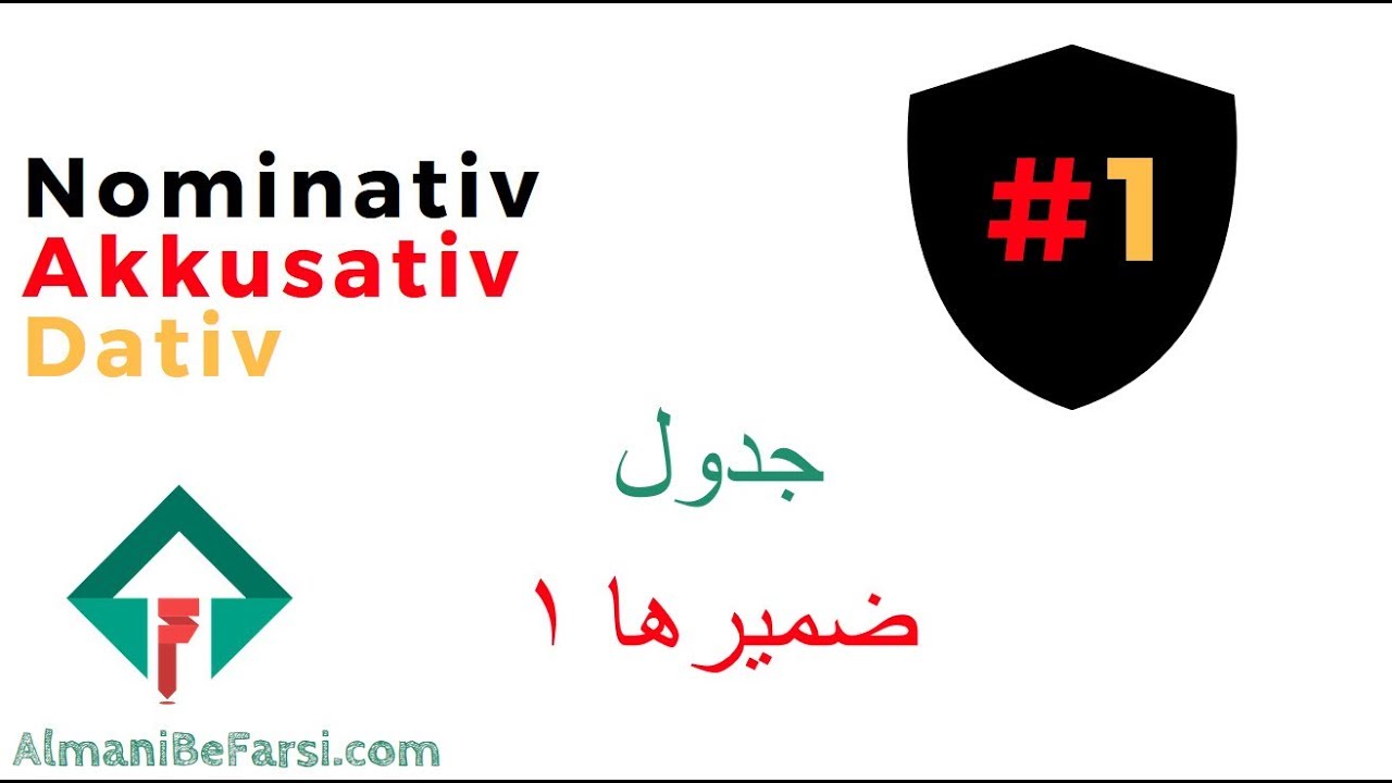 #1 Nominativ, Akkusativ, Dativ اکوزاتیف، نومیناتیف داتیف ویدئو ۱