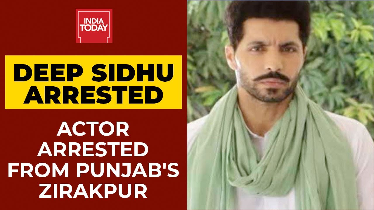 Republic Day Violence: Delhi Police Arrests Actor Deep Sidhu From Punjab's Zirakpur | Breaking News