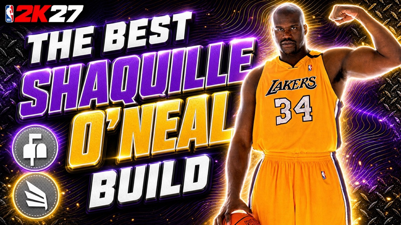 The BEST Shaquille O'Neal Build In NBA 2K27! UNREAL 