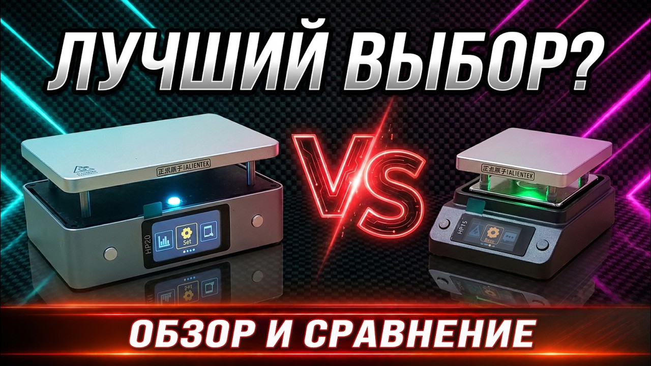 🔥 Чем отличаются нагревательные станции Alientek HP15 и HP20