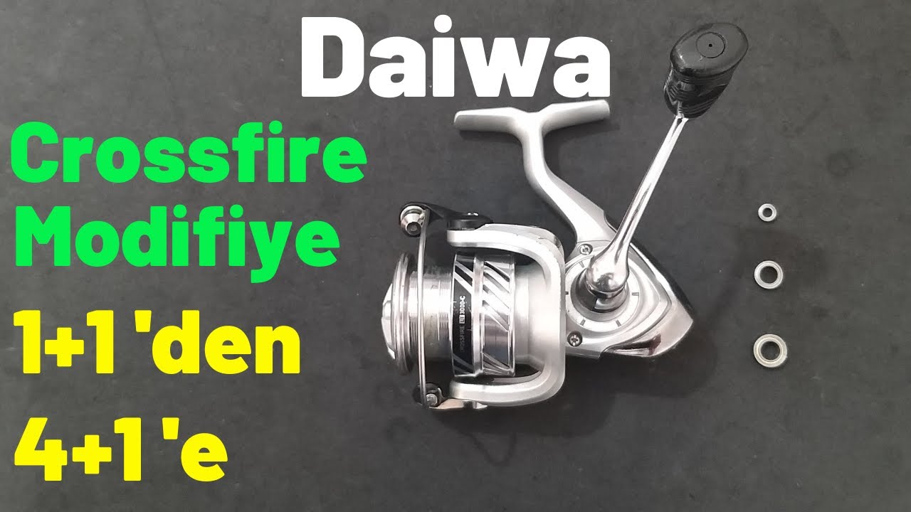 Daiwa Crossfire LT 3000 Rulman Ekleme Modifiye  Olta Makinesi Bakım Tamir