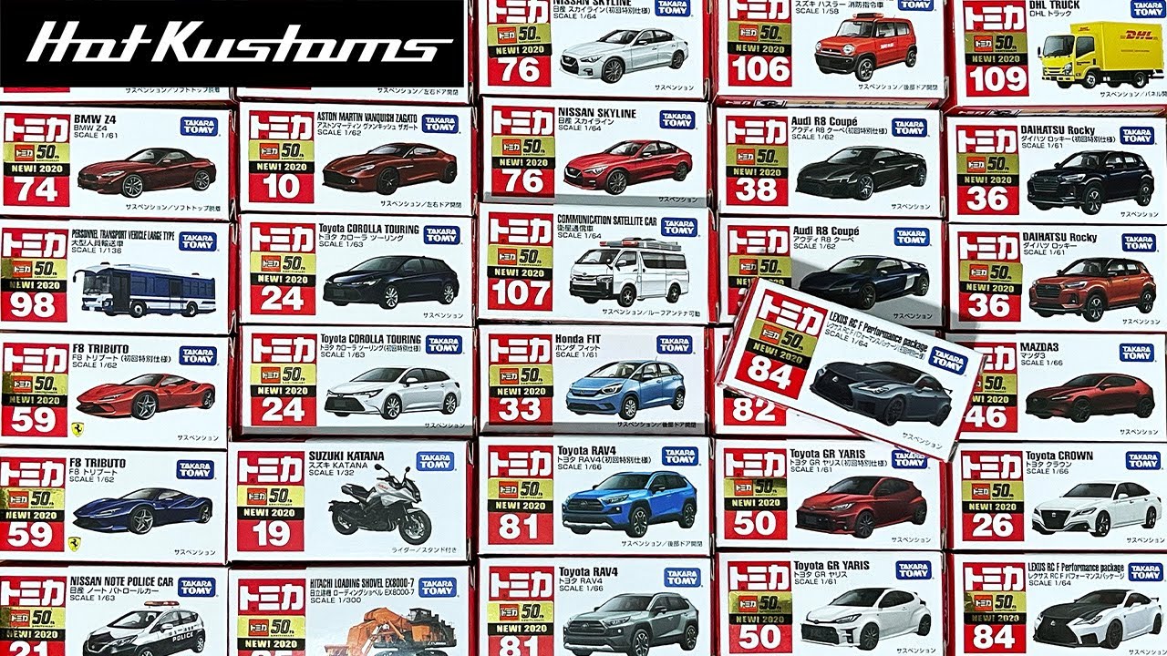 Let's Unbox 2020 Tomica Cars!