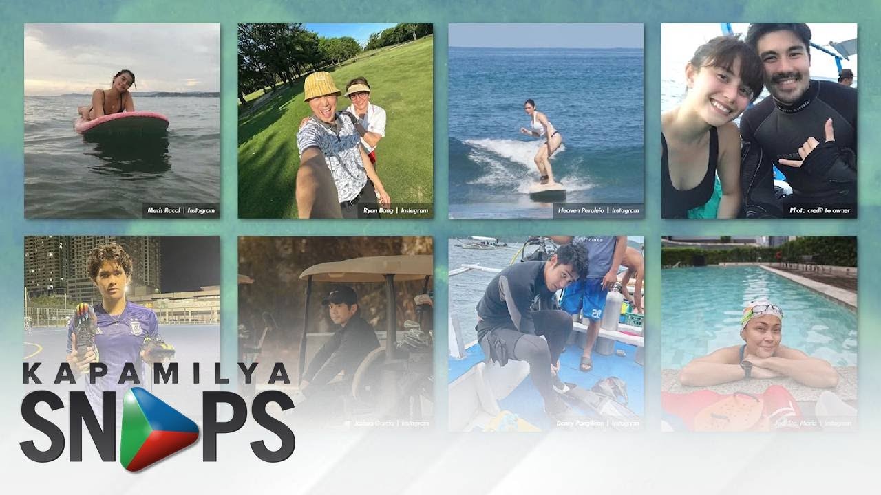 The different sports hobbies of celebrities that you can try this summer season | Kapamilya Snaps