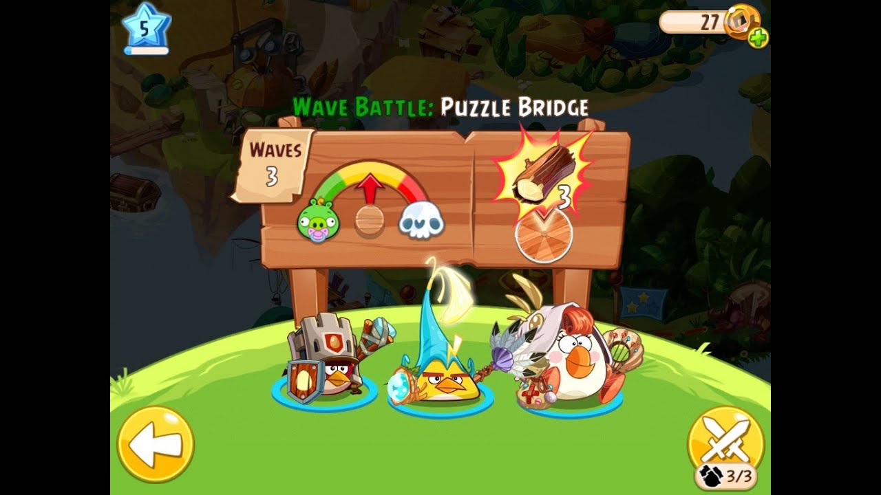 Angry Birds Epic Puzzle Bridge Walkthrough