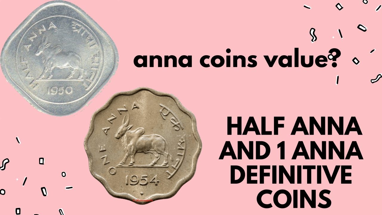 Half Anna and 1 Anna bull coins|Anna coins with market price | Currency Hub