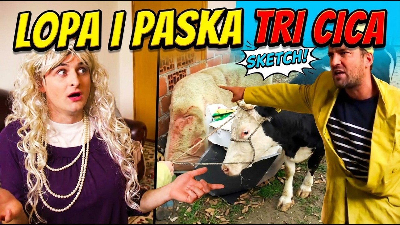 Lopa i paska tri cica