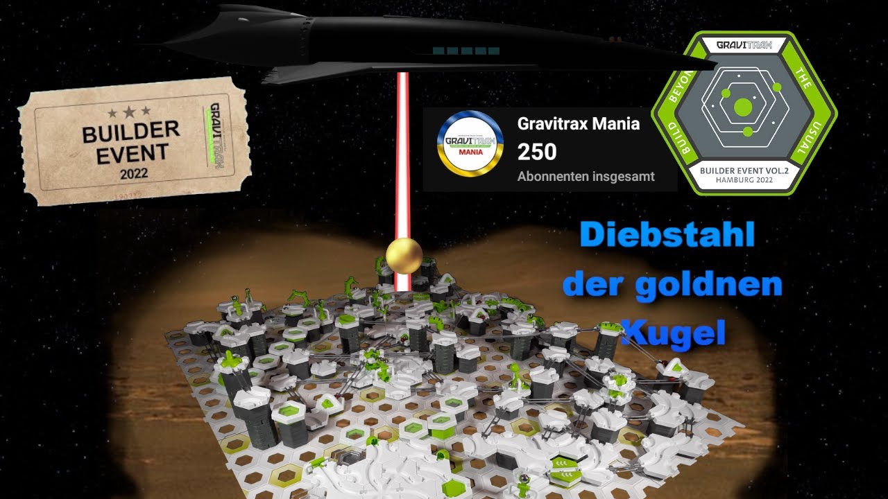 Gravitrax Universum Challenge - Diebstahl der goldenen Kugel I 250 Abospecial