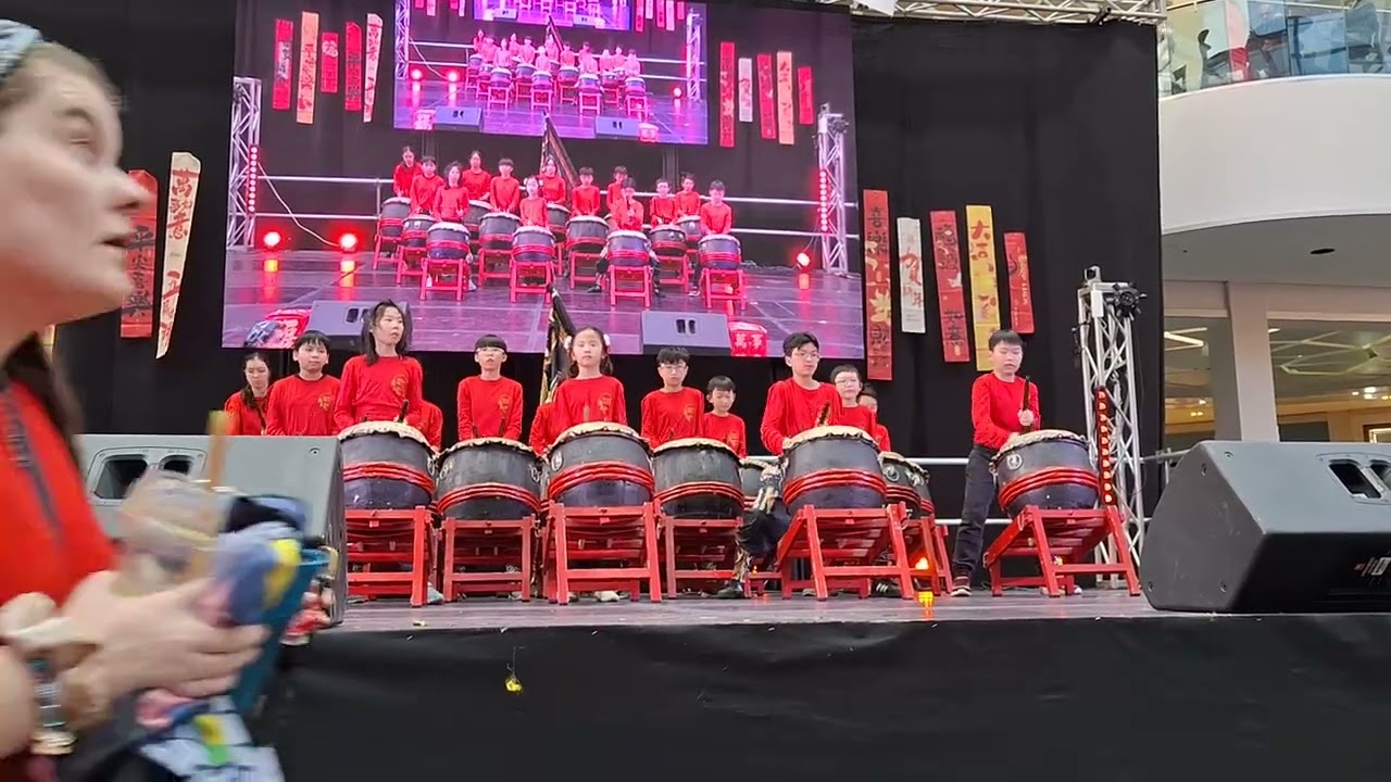 West Edmonton Mall - Yuet Wan Group Drumming Performance Lunar New Year 2026
