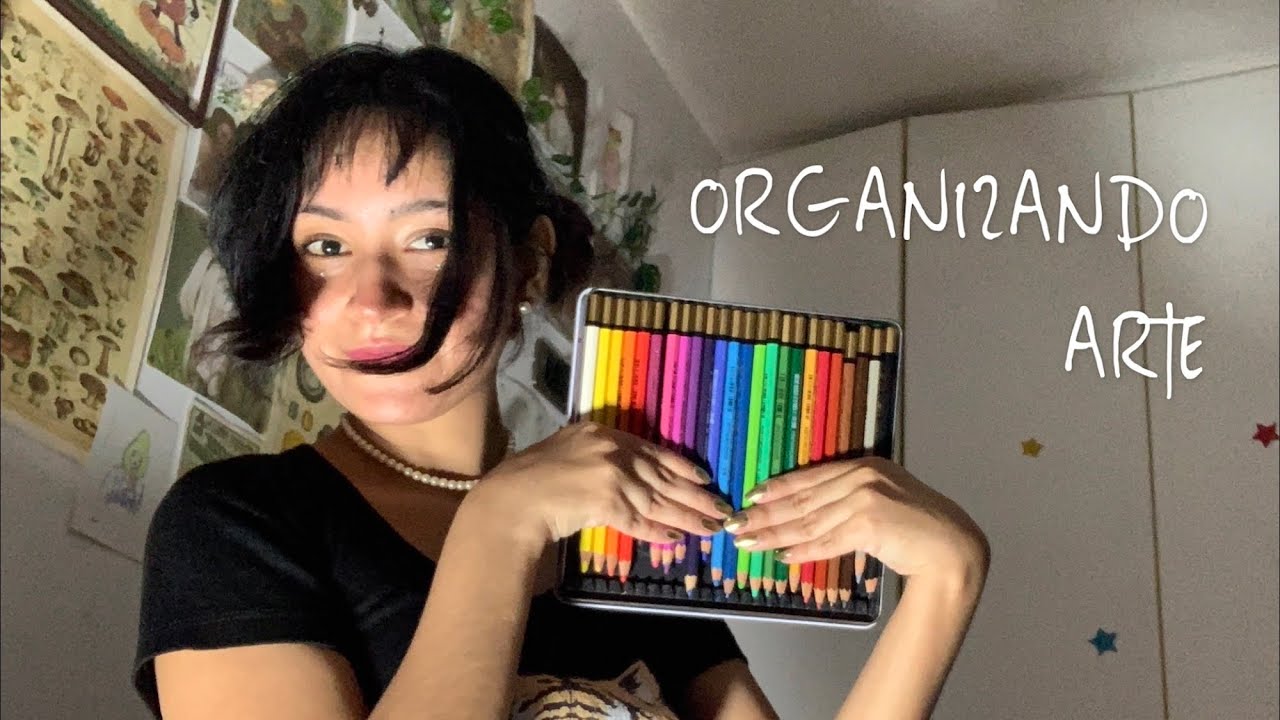 ASMR ordenando colores, óleos pasteles etc | SOFT SPOKEN