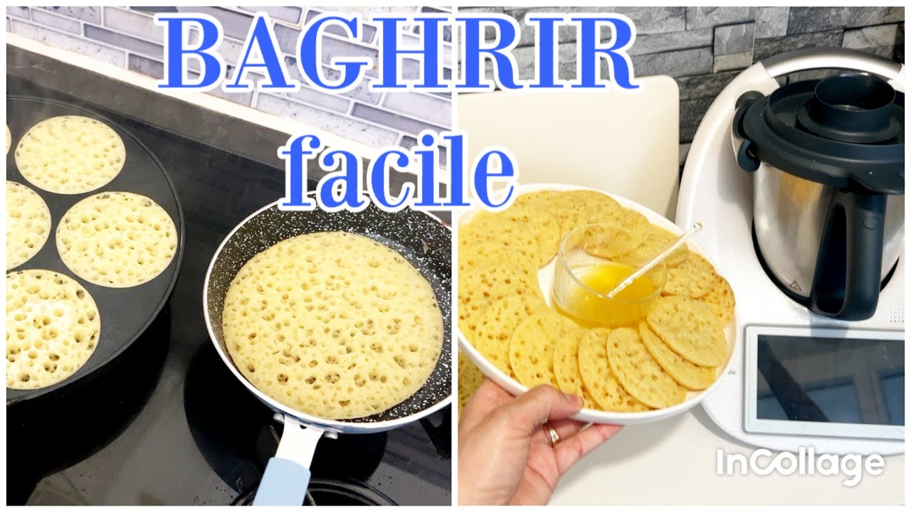RECETTE DE CRÊPE MILLE TROU  ( BAGHRIR) FACILE ￼  ✅✅✅