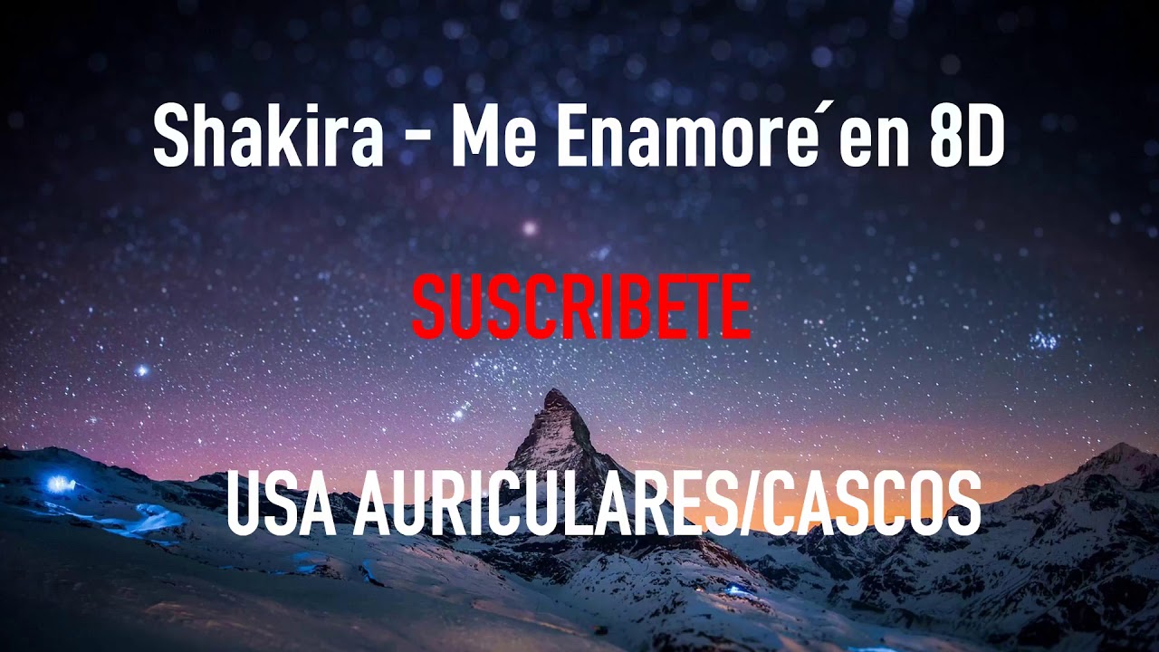Shakira - Me Enamoré | MÚSICA EN 8D