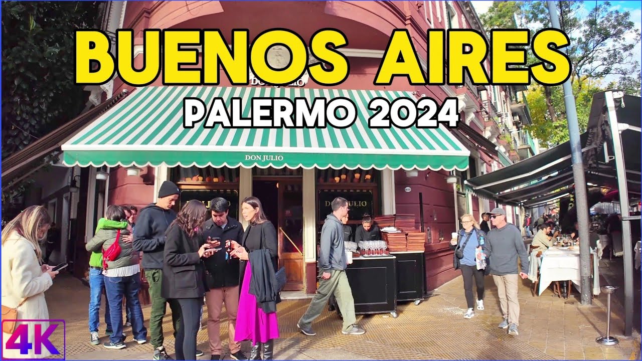 【4K】La CALLE Porteña ELEGIDA Más COOL del MUNDO | Calle GUATEMALA, Palermo BUENOS AIRES