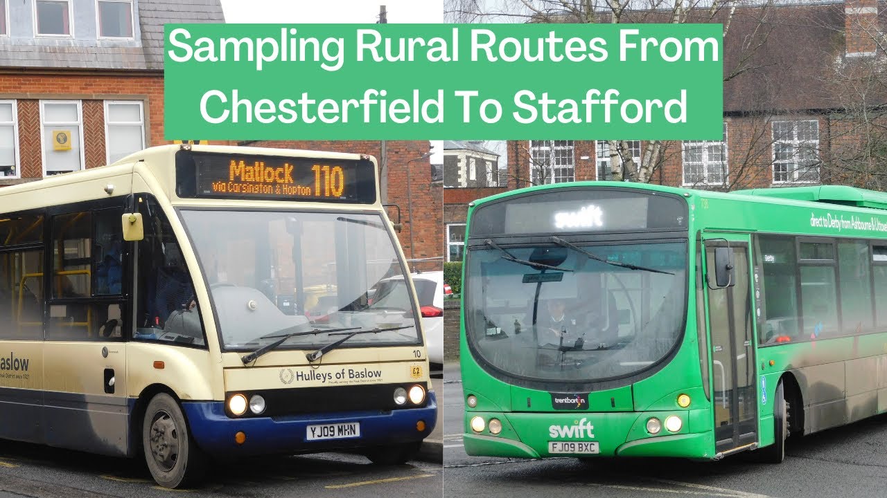 Travelling Via The Countryside From Chesterfield to Stafford | Adventures By Bus