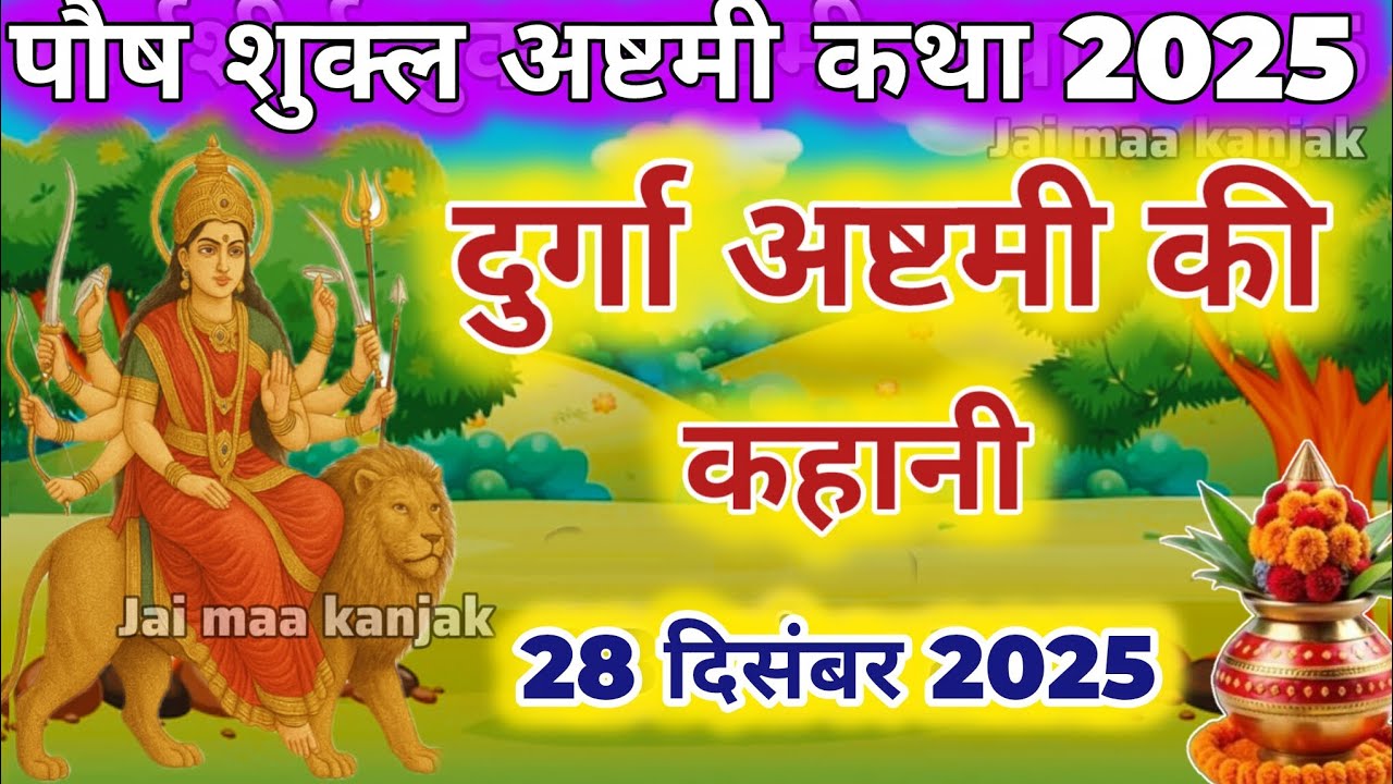 मासिक दुर्गा अष्टमी व्रत कथा durga ashtami vrat katha | durga mata ki katha  | मार्गशीर्ष मास की कथा
