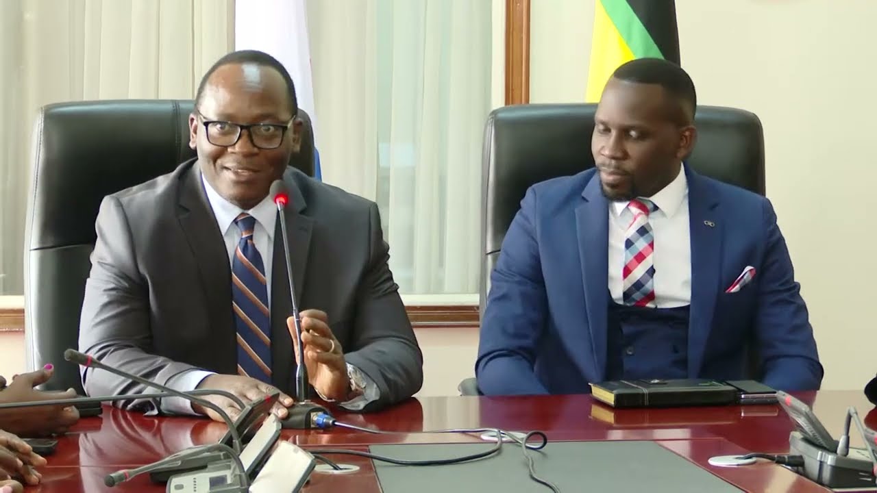 START FROM WHERE I HAVE STOPPED  - Mathias Mpuuga hands over  office to Joel Ssenyonyi ceremoniously