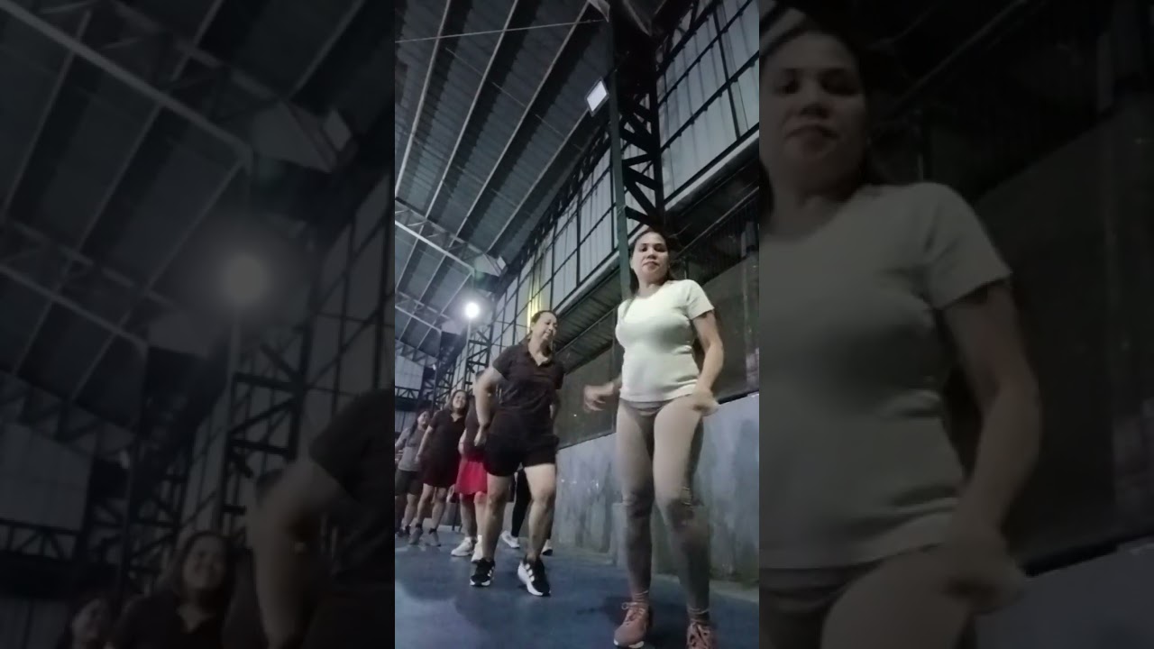 Zumba class brown on top part 1@Michelle-h8o9o 
