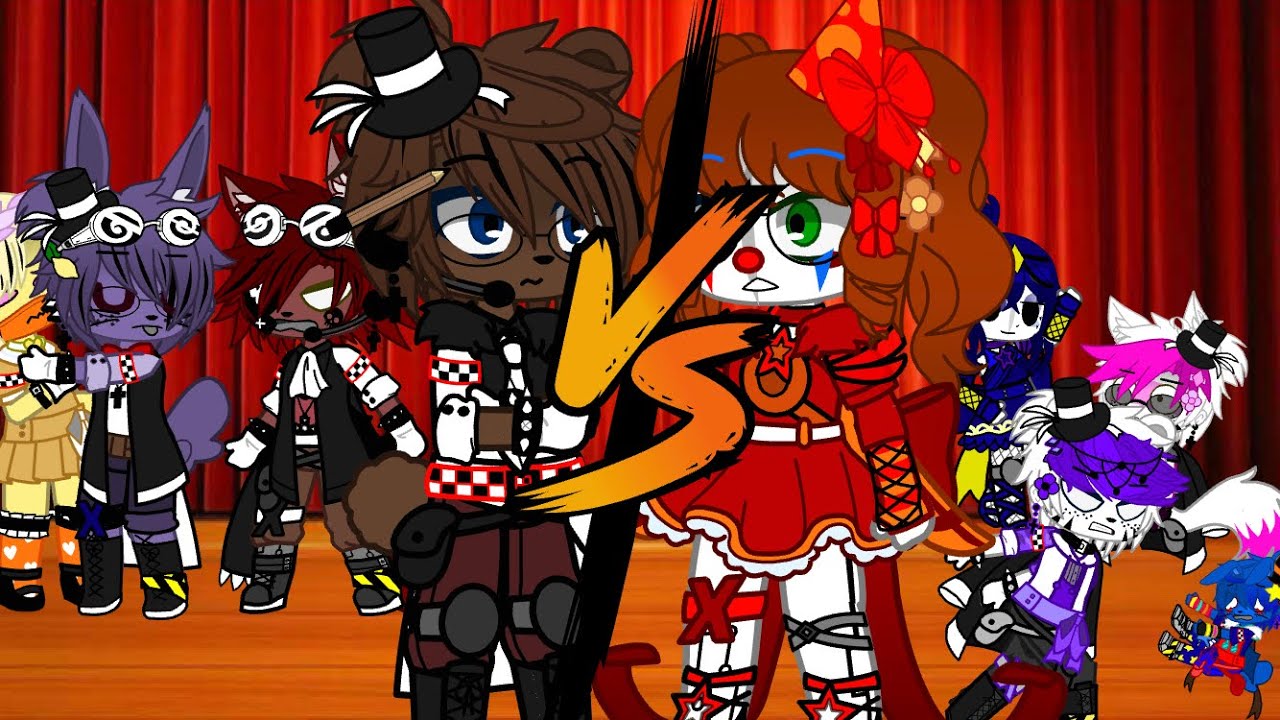 ⚠️OLD⚠️FNaF 1 VS Sister Location Singing Battle[]All songs are in desc[]⚠️Flashes, glitching⚠️[]