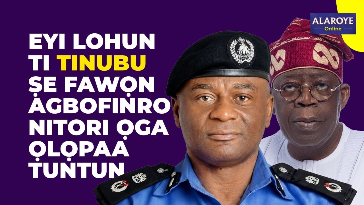 ṢE Ẹ TI GBỌ OHUN TI TINUBU ṢE FAWỌN ỌGA ỌLỌPAA KAN NITOIR DISU