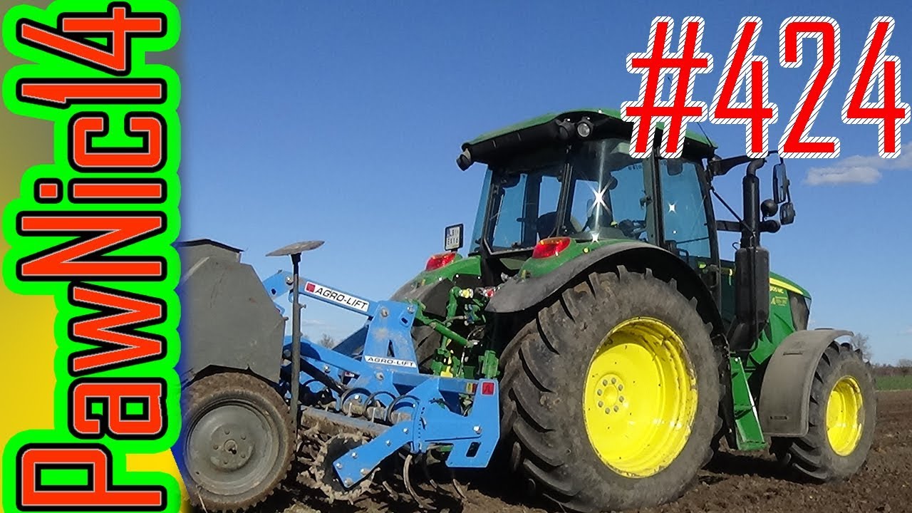 Siew łubinu JD 6105MC Agro-Lift Poznaniak 2,7m - Życie zwyczajnego rolnika #424