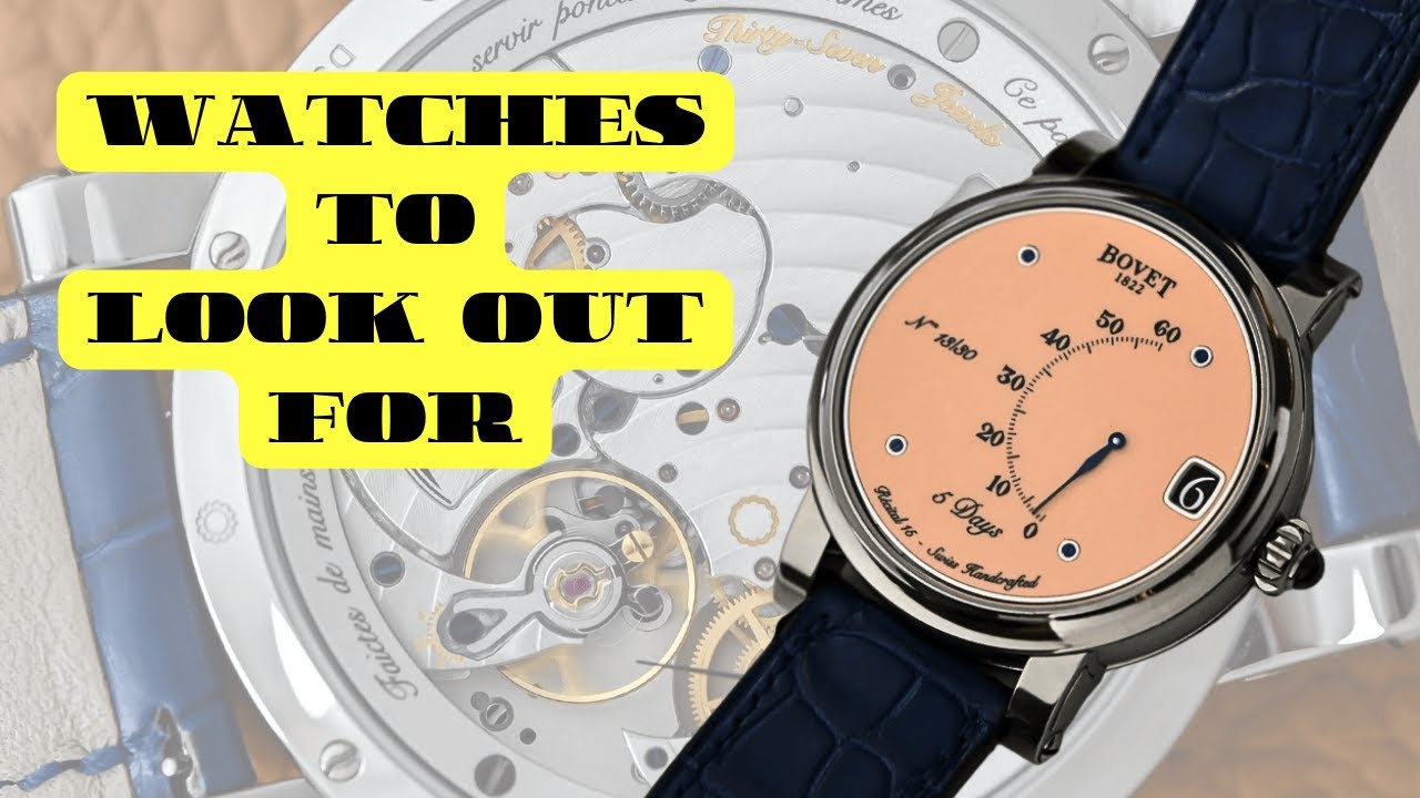 NEW Bovet Dimier R&eacute;cital 15 with a closed dial in salmon color.
