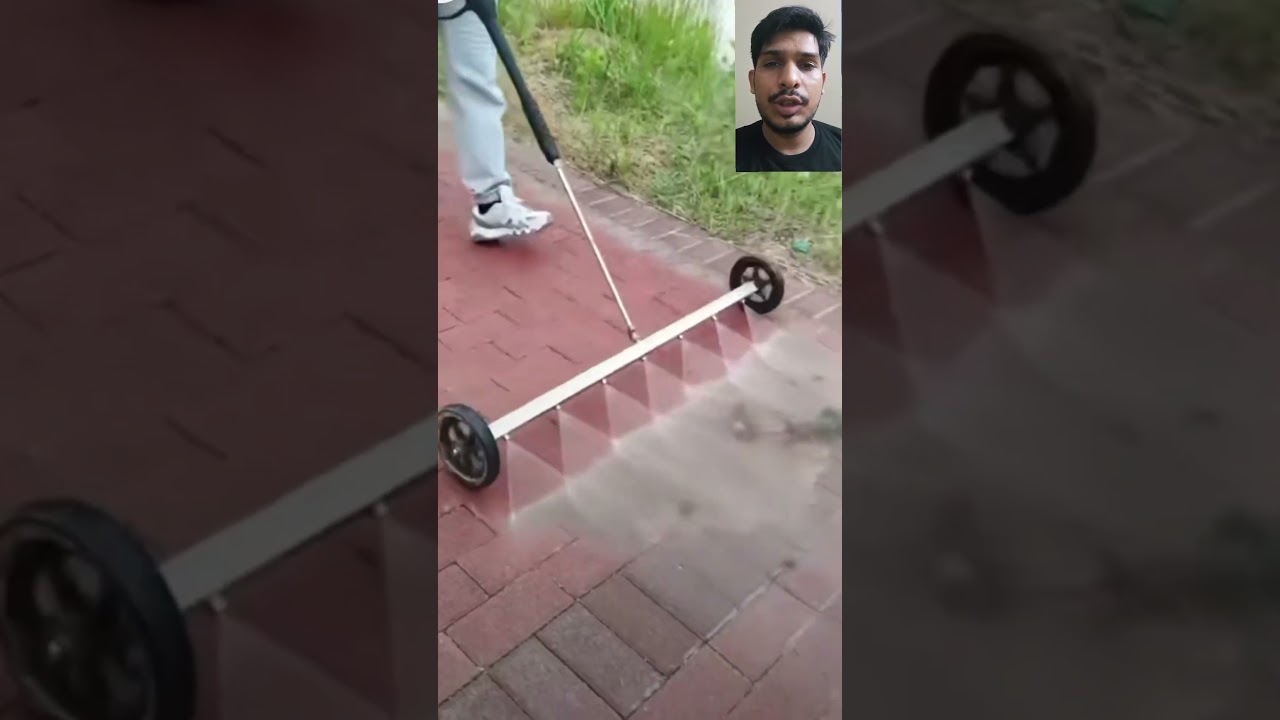Pressure Washer Undercarriage Cleaner Professional-Grade Power Wash Water Broom