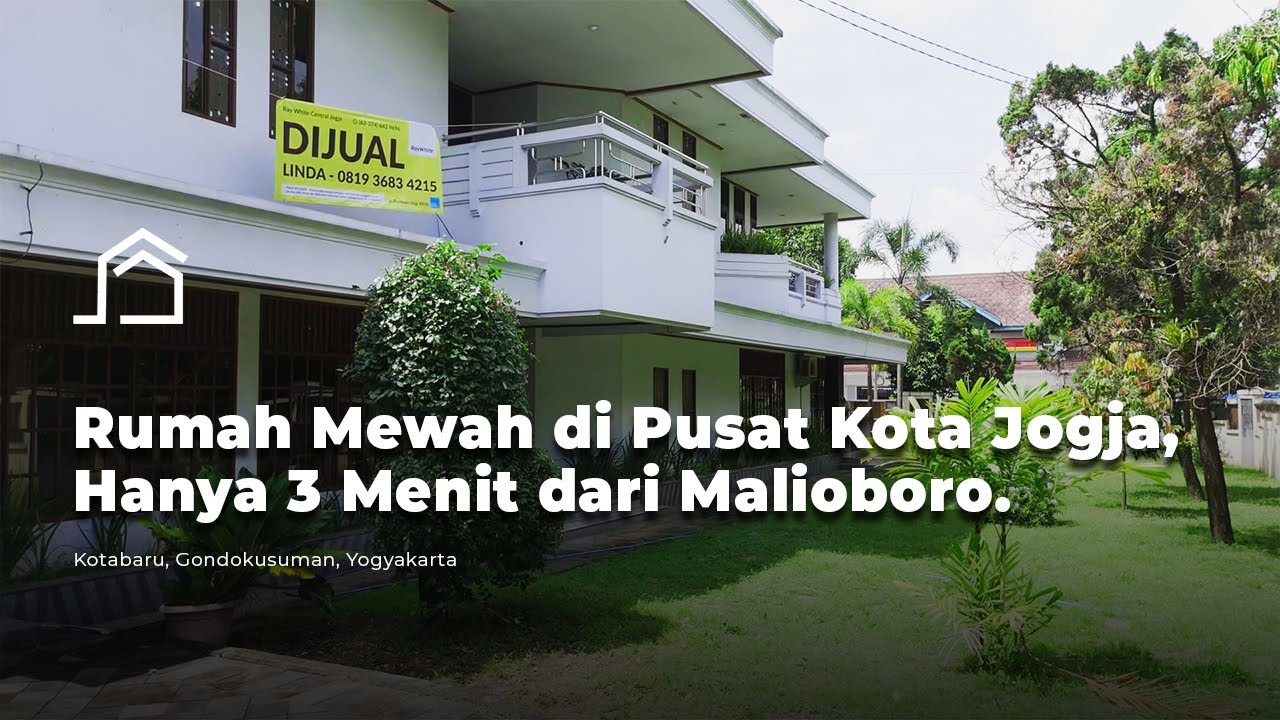 RUMAH MEWAH DI PUSAT KOTA JOGJA, HANYA 3 MENIT DARI KAWASAN MALIOBORO - RAY WHITE