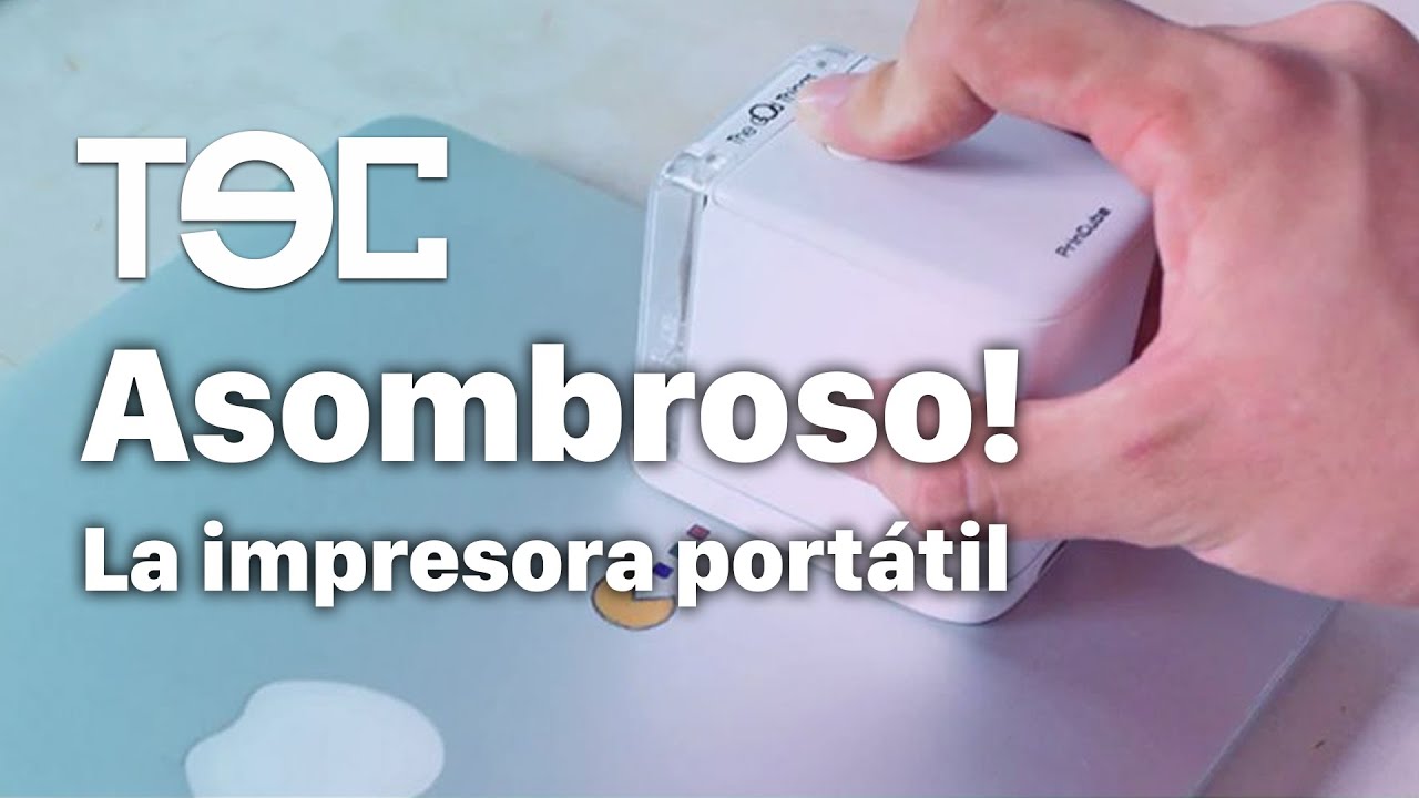 Asombroso! La pequeña impresora portátil