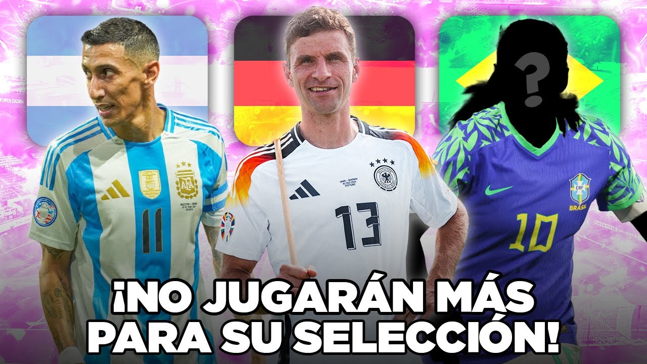 10 LEYENDAS que se RETIRARON de la SELECCIÓN en 2024