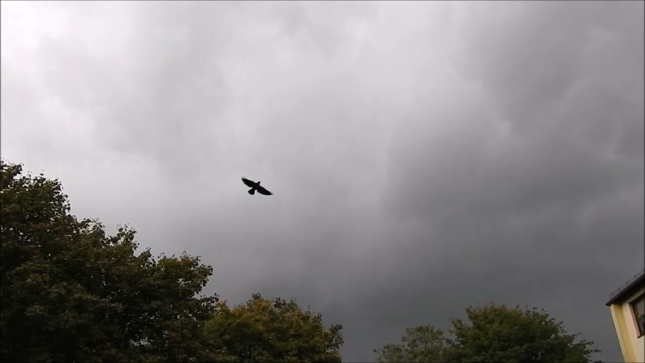Kräftiges Kaltluft-Gewitter am 1. Oktober 2023