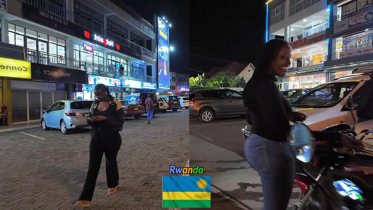 🇷🇼  Kisimenti Weekday Nightlife In Kigali Rwanda, East Africa [4K walking Tour]
