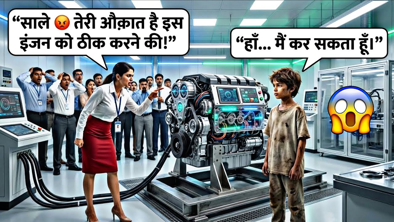 जूते पॉलिश करने वाले लड़के ने 😱 25 करोड़ की मशीन ठीक कर दी