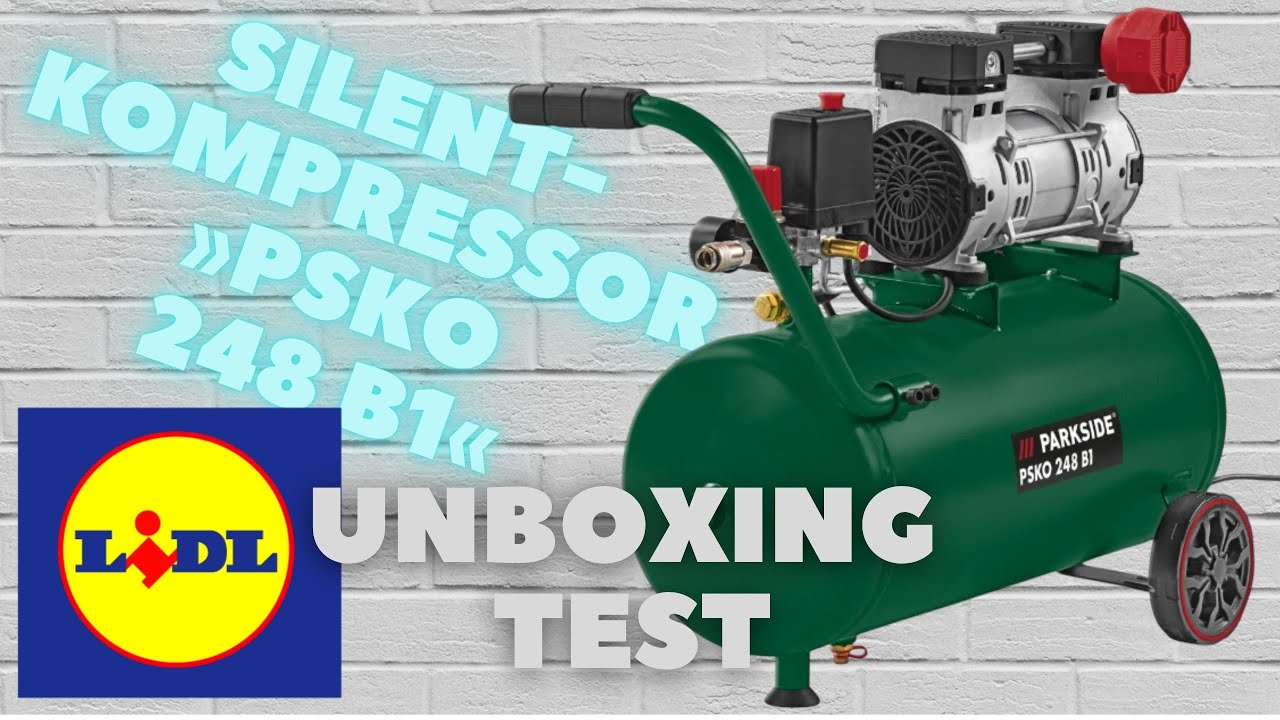 LIDL PARKSIDE PSKO 248 B1 компрессор #lidl #parksidetools